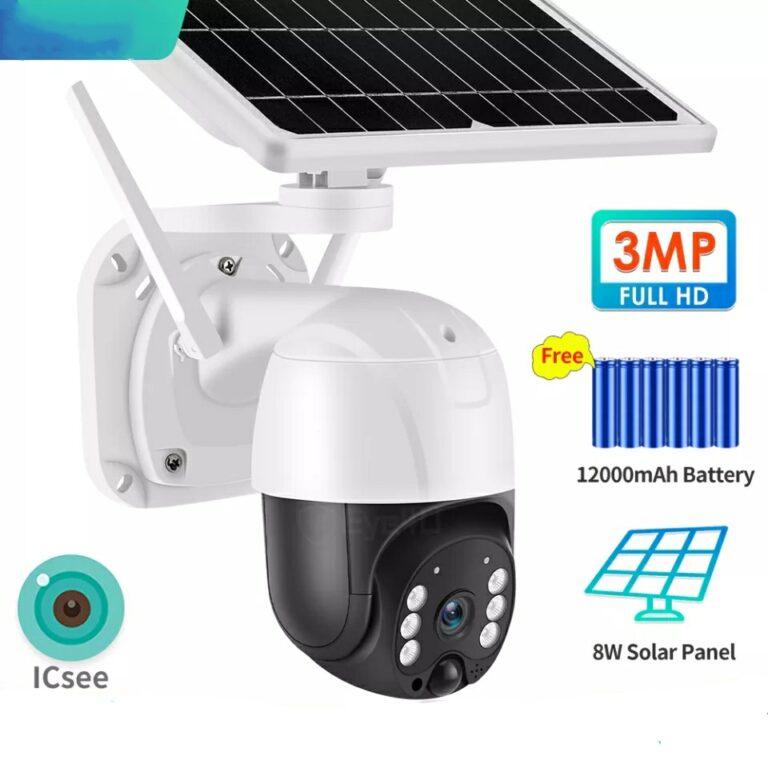 4G Соларна Въртяща Камера със SIM Карта